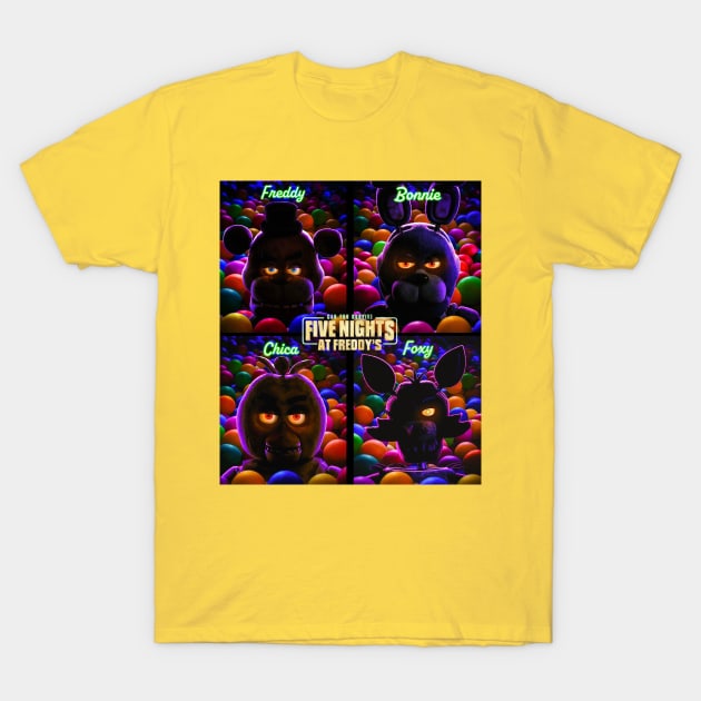 Can You Survive - Five Nights At Freddy’s T-Shirt by M.I.M.P.